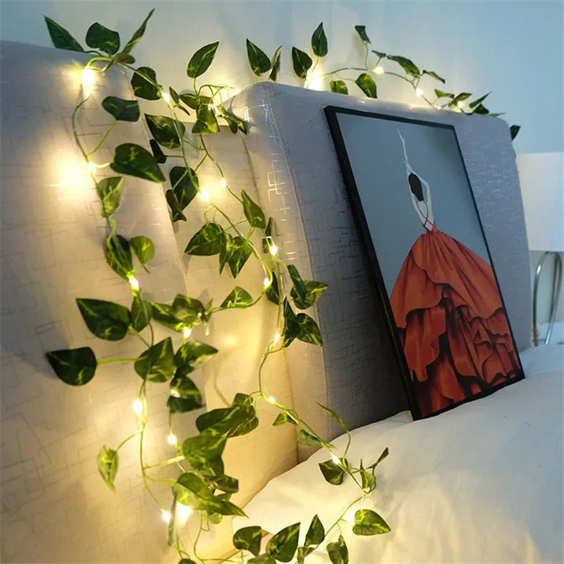 Vine Fairy Lights | Botanical LED String Lights for a Cozy, Dreamy Space
