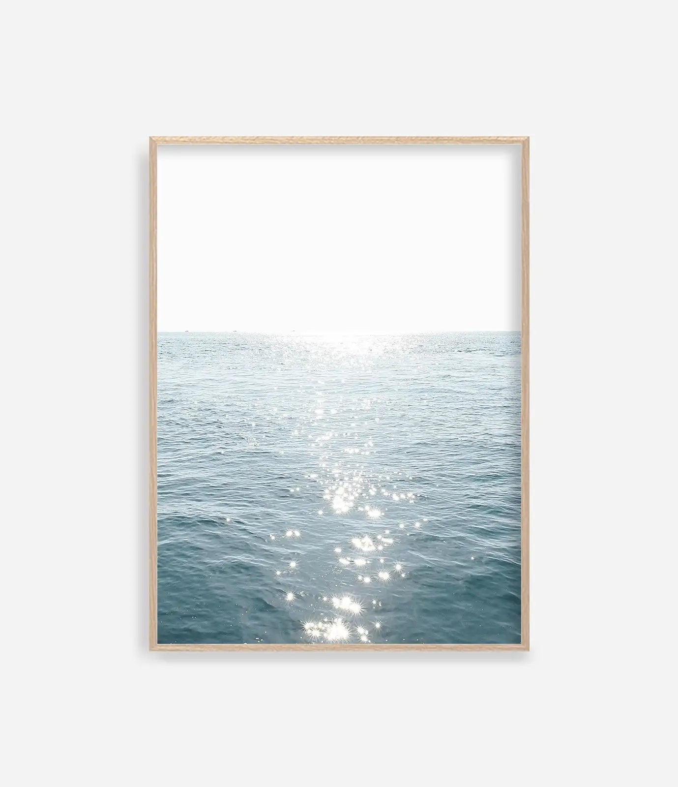 Ocean Waves Canvas Wall Art | Coastal Seascape Print | Beachy Home Decor