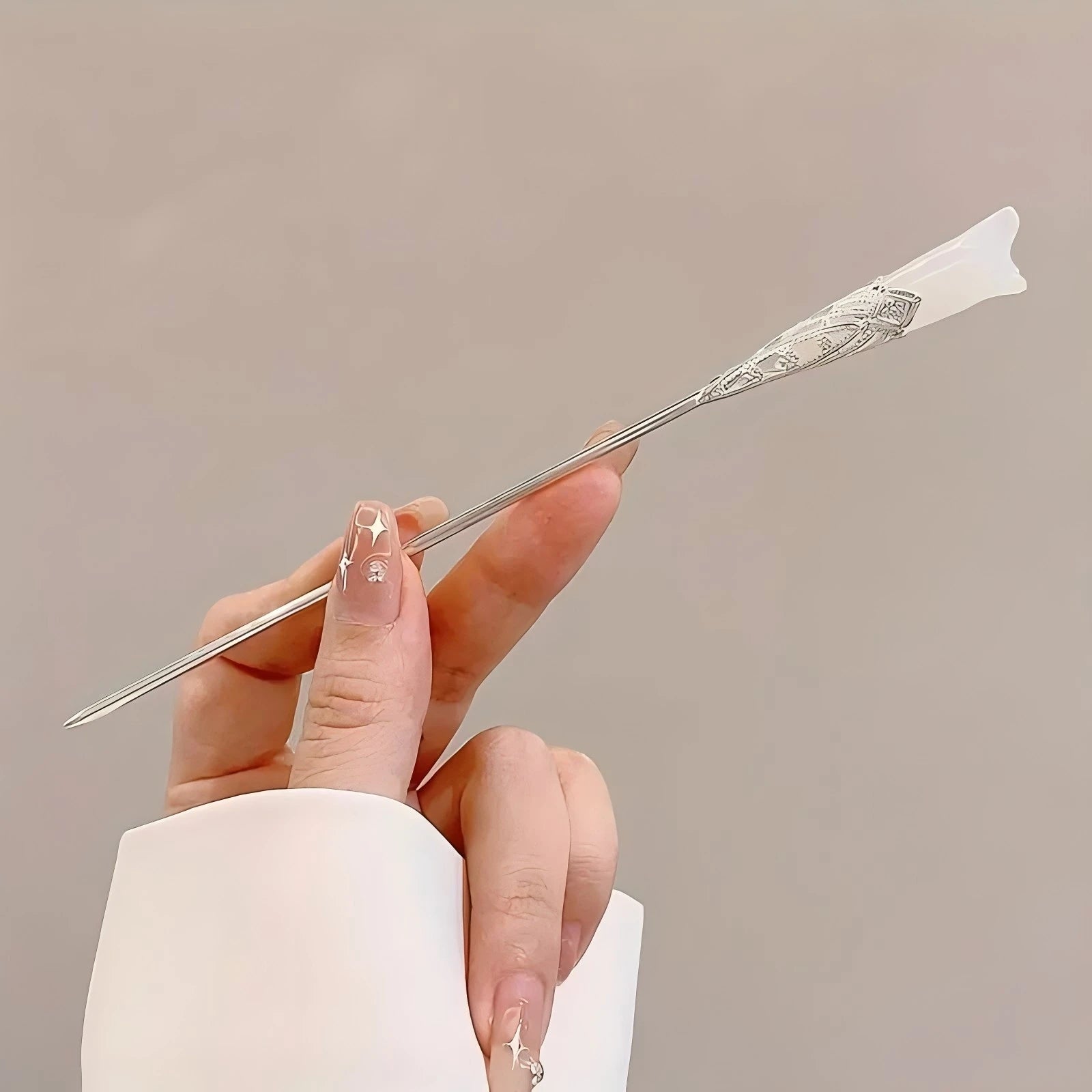 Chinese Floral Hair Stick | Elegant Tassel Hairpin for Women