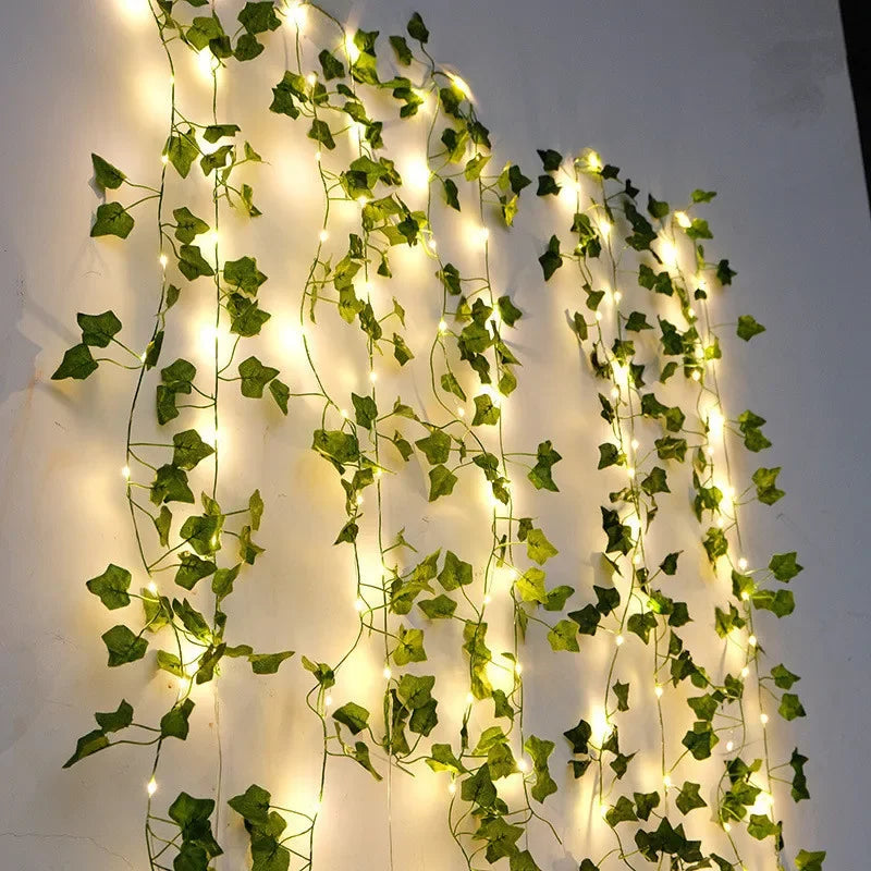 Vine Fairy Lights | Botanical LED String Lights for a Cozy, Dreamy Space