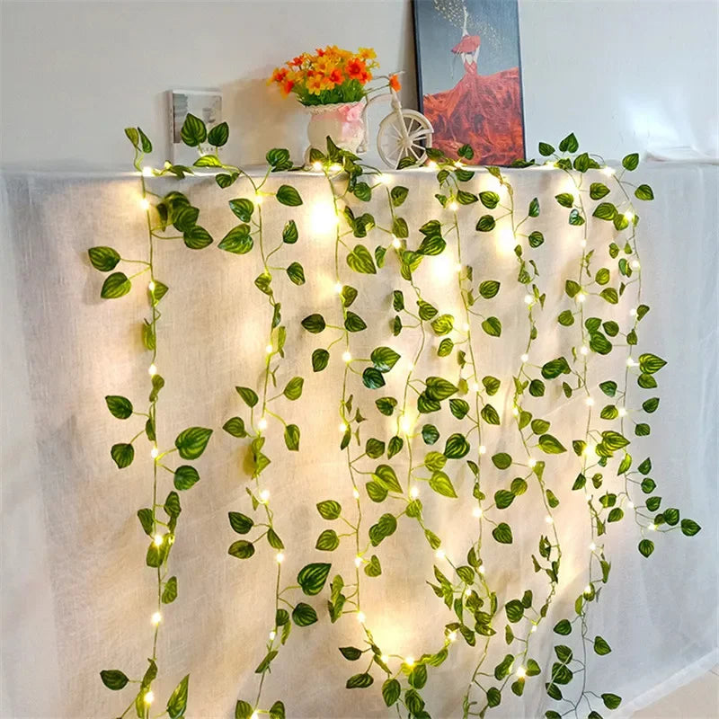 Vine Fairy Lights | Botanical LED String Lights for a Cozy, Dreamy Space