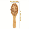 Bamboo Scalp Massage Hair Brush | Natural Hair Growth & Detangling Brush