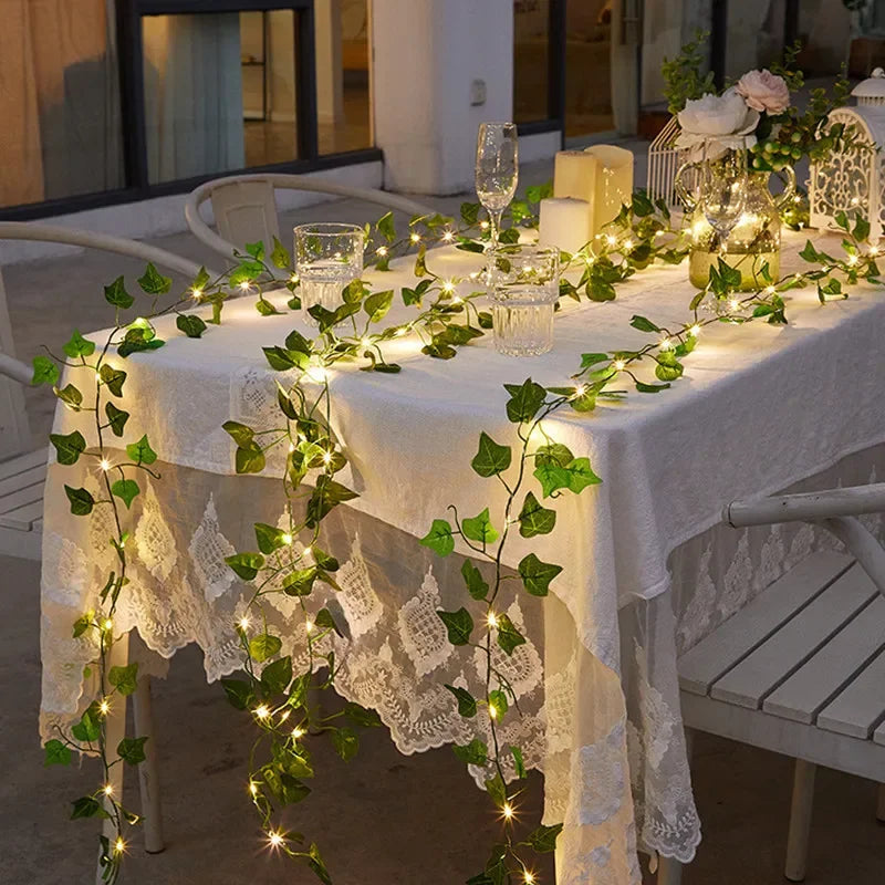Vine Fairy Lights | Botanical LED String Lights for a Cozy, Dreamy Space