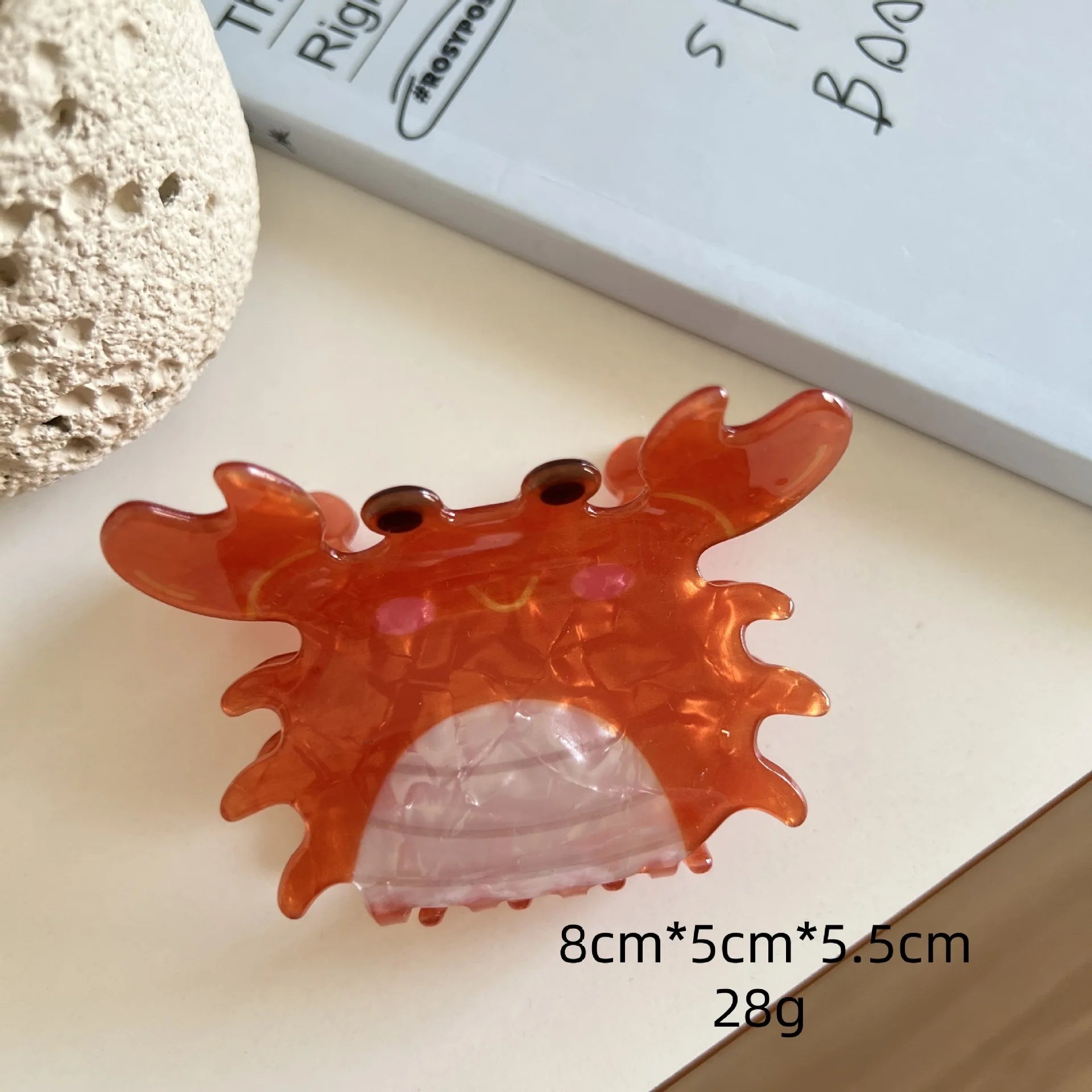 Ocean Creature Hair Claw Clips | Aesthetic Beach-Inspired Hair Accessories