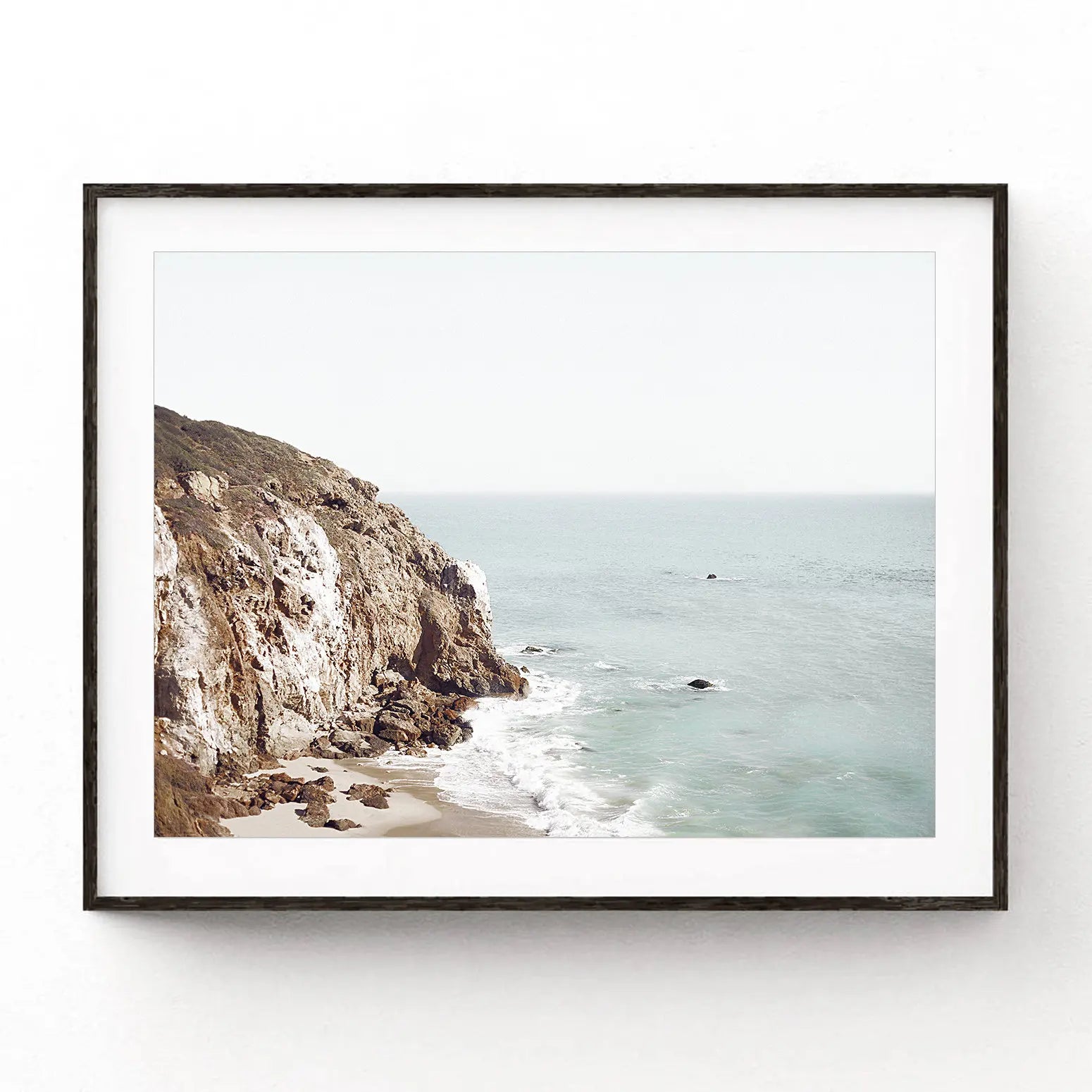 Ocean Waves Canvas Wall Art | Coastal Seascape Print | Beachy Home Decor