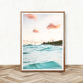Ocean Waves Canvas Wall Art | Coastal Seascape Print | Beachy Home Decor